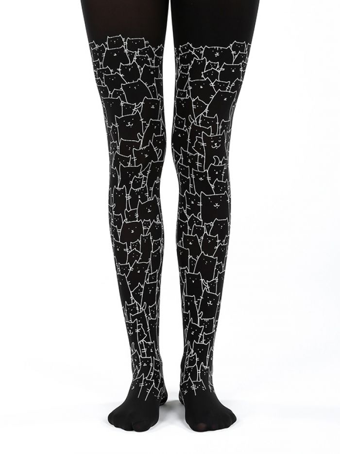 Virivee Clowder-of-cats-black  Hosiery Collection 2017 | Pantyhose Library
